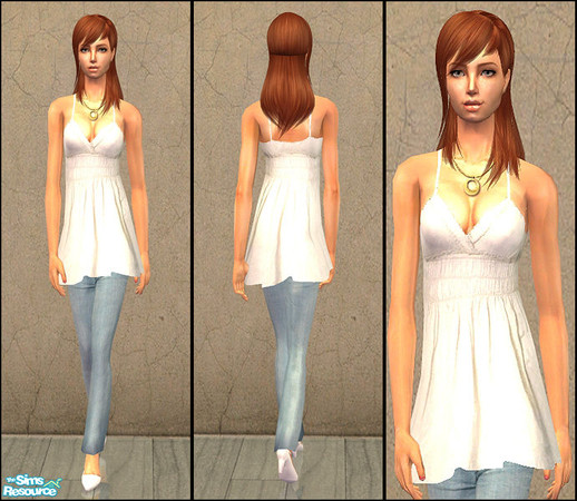 Sims 2 — Request - White by Aleeza — No EP required. Enjoy!
