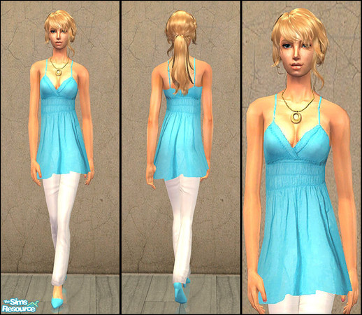 Sims 2 — Request - Blue by Aleeza — No EP required. Enjoy!