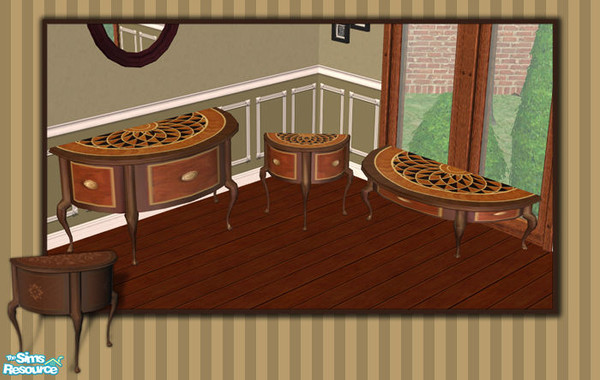 Sims 2 — Serendipity Living Tables Recolor by phoenix_phaerie — A recolor of the Serendipity Living tables. 
