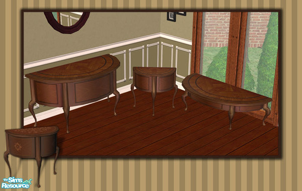 Sims 2 — Serendipity Living Tables Recolor by phoenix_phaerie — A recolor of the Serendipity Living tables. 