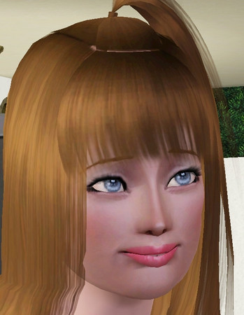 Sims 3 — Valentina by huy — This is my present to Valenteens day Hair by Raonjena skeen by Kanno