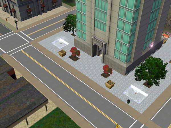 Sims 3 — 24 2nd Avenue by elaine87__ — 1 Bedroomed luxury apartment, open plan living kitchin area, indoor pool and