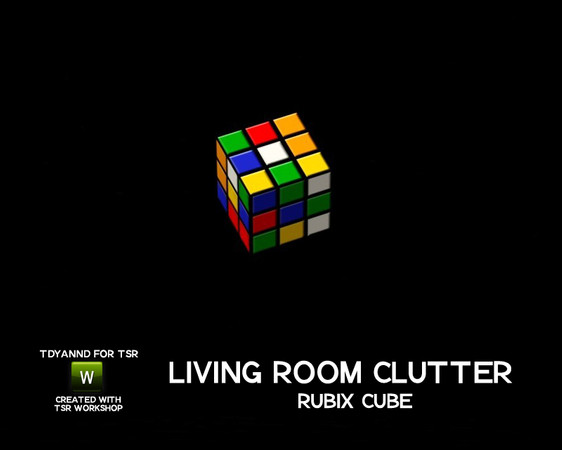 Sims 3 — Living Room Clutter Rubix Cube by tdyannd — This item is for decoration purposes; it does not function.