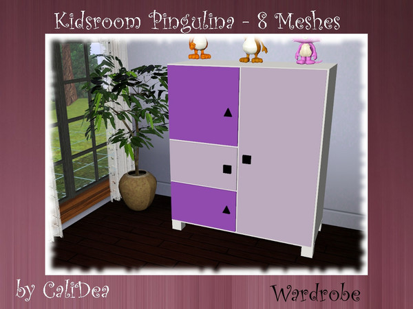 Sims 3 — Kidsroom Pingulina Wardrobe by CaliDea — Kidsroom Pingulina Wardrobe by CaliDea TSR