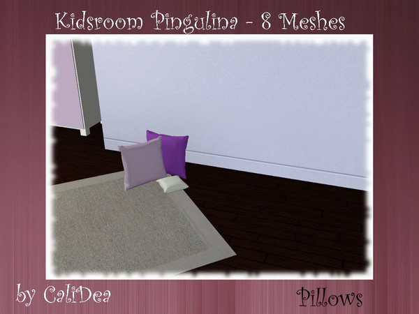 Sims 3 — Kidsroom Pingulina Pillows by CaliDea — Kidsroom Pingulina Pillows by CaliDea TSR