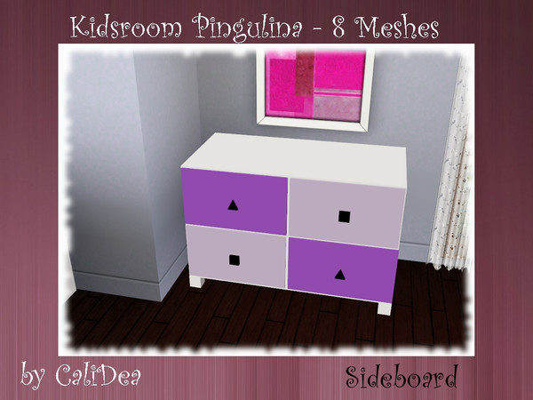 Sims 3 — Kidsroom Pigulina Sideboard by CaliDea — Kidsroom Pigulina Sideboard by CaliDea TSR