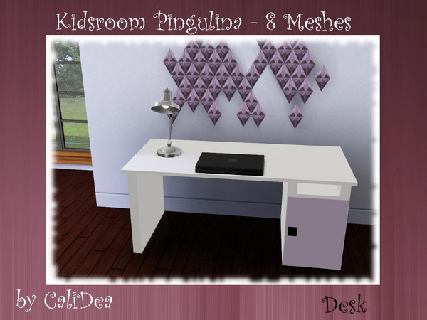Sims 3 — Kidsroom Pingulina Desk by CaliDea — Kidsroom Pingulina Desk by CaliDea TSR