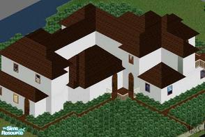 Sims 1 — Delicious Cottage by Alimatt — This lovely house reminds of a typical mountain cottage and it is perfect as a