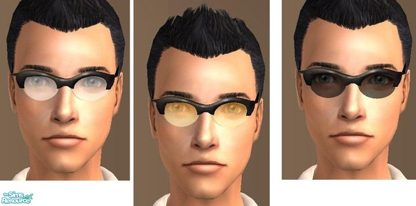 Sims 2 — Retro Glasses for Men by TheNinthWave — Well, it seems I have been neglecting the male sims for quite a while,