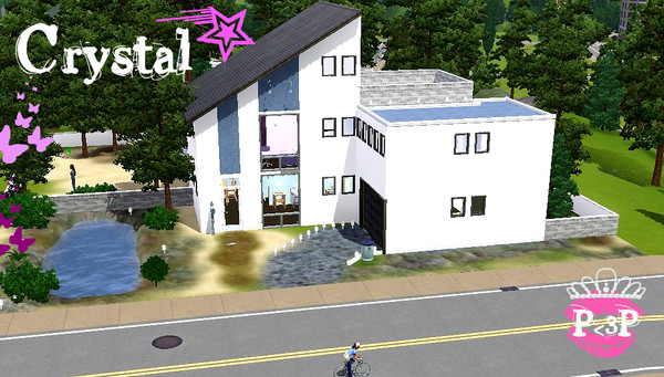 Sims 3 — Crystal by Pink3_Princess — Crystal includes 3 beds (one being a cute room for a newborn), 2 baths, gym, office,