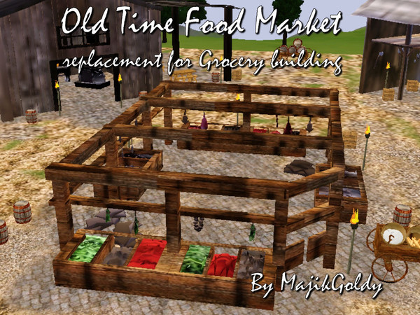 Sims 3 — MajikGoldys Old Time Market  by MajikGoldy — MajikGoldys Old Time Market Hi all and Thanks so much for all the
