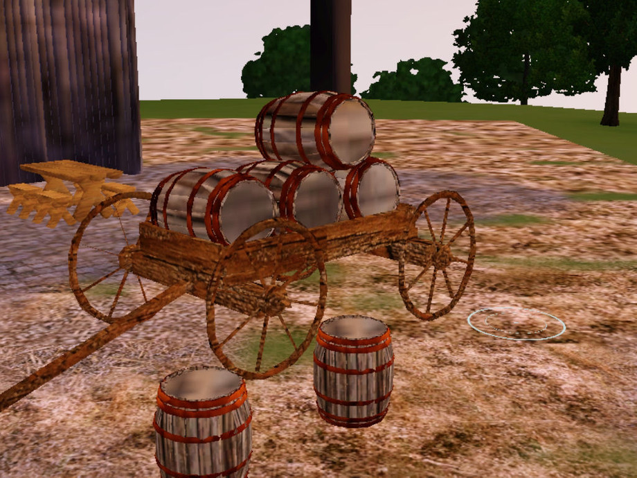 Sims 4 Barrel Racing Mod The Sims Resource | MajikGoldys Barrel Cart