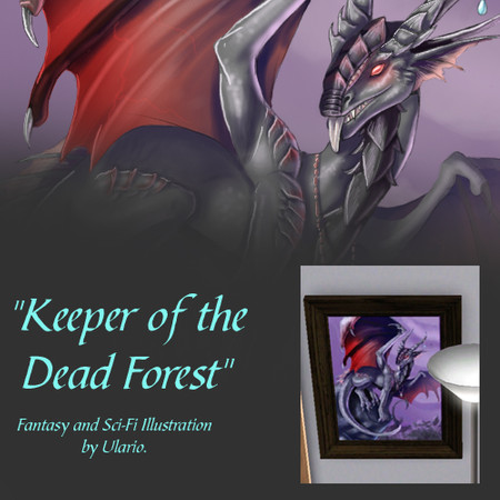 Sims 3 — Keeper of the Dead Forest by Ulario — Fantasy and Sci-Fi Illustration by Traci "Ulario"