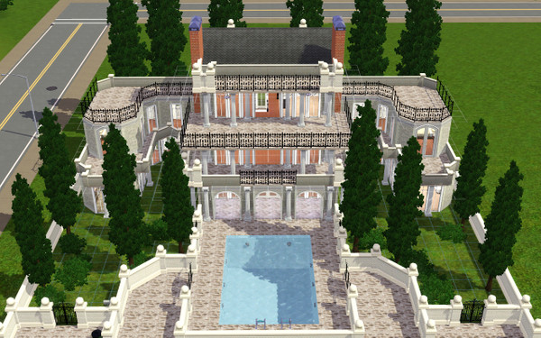 Sims 3 — Roman Villa by ShpyPlayer — Live in the lap of luxury in this Italian villa, and enjoy the oppulence of living