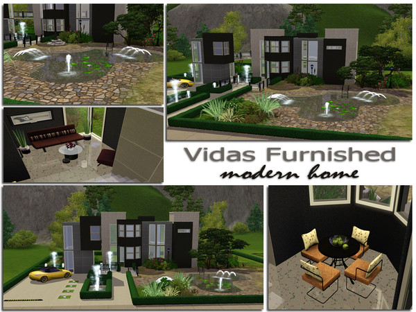Sims 3 — Vidas Furnished by aloleng — 2 bedroom, 2 toilet and bath, 2 extra rooms for office, large bathroom or gym. 1