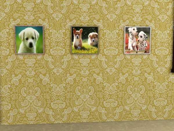 Sims 3 — I Love Dogs  by JustMarii — 3 Sweet Dog paintings. http://marii1990.blogspot.com/ 