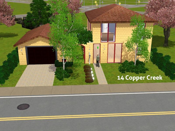 Sims 3 — 14 Copper Creek by DO5NBR — This is a pretty little house for your sim-family. In the garden is a lovely pond