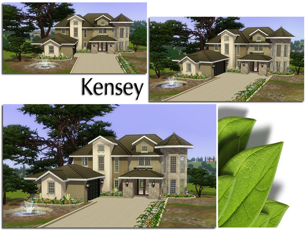 Sims 3 — Kensey by aloleng — 3 bedroom, 1 grand bath, dining area, kitchen, living room and a place for an office or