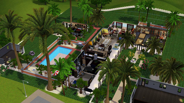 Sims 3 — The Carter Compound by CLSClass — This compound is beautifully decorated, and comes with one valuable artifact