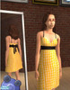 Sims 2 — Yellow Checked Dress by webmissy34 — For adult females.