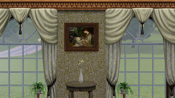 Sims 3 — Pre-Raphaelite Painting by 123valy2 —  A Victorian Pre-Raphaelite Painting