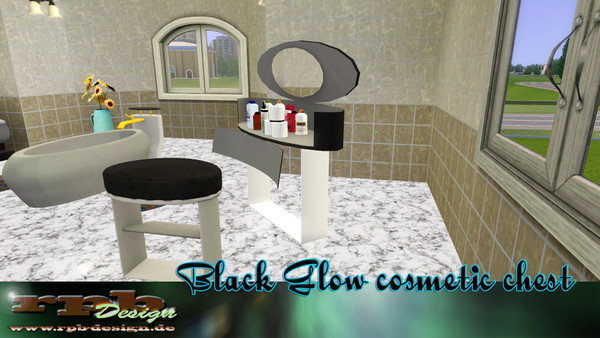 Sims 3 — rpb cosmetic chest black glow by ruhrpottbobo — rpb cosmetic chest black glow 