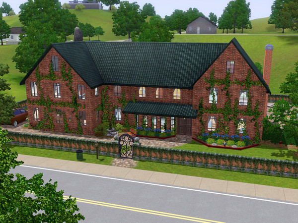 Sims 3 — Tanyu by Ayafox — First floor: -living room -kitchen -dining room -bathroom -study Second floor: -two bedrooms