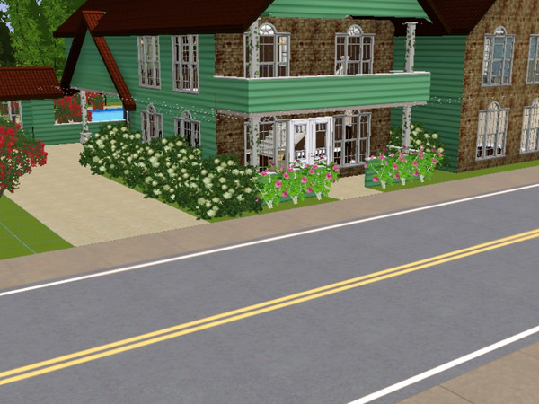 Sims 3 — 509 Jackson St. by Alicia_Bridges — 509 Jackson St. is a 3 bed 3 bathroom Home. It has a home office, pool 2