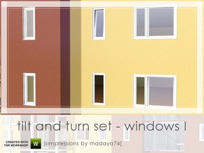 Sims 3 — Tilt and Turn Set - Windows 1 by madaya74 — This is the first of four parts of a really huge set (64 items) of