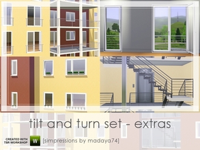 Sims 3 — Tilt and Turn Set - Extras by madaya74 — This the last part of the Tilt and Turn set. 3 windowsills