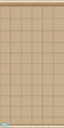 Sims 2 — Beige Tile by Halfcreek — created by Halfcreek. Matches my \"Sunflower Tile\" wall.