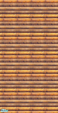 Sims 2 — Mama D\'s Log Cabin 0001 by mamads32209 — A nice log cabin siding.