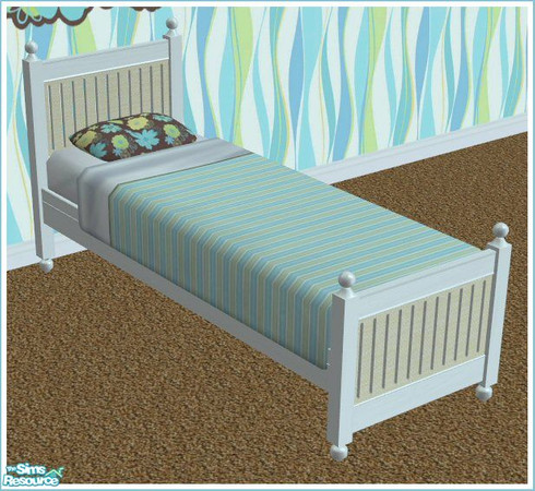 Sims 2 — Tween Dreams Bedroom Single Bed Recolor by kittyispretty69 — A recolor of my Dreams Bedroom single bed, designed