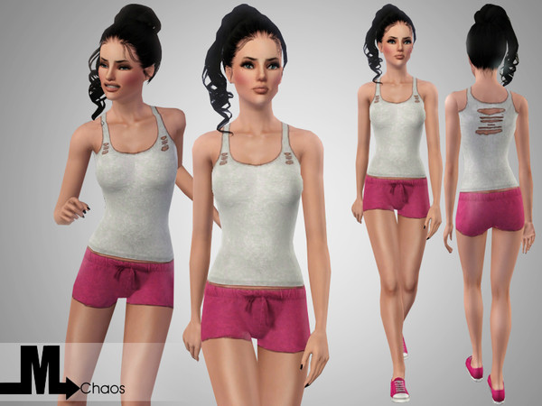 Sims 3 — Chaos by miraminkova — Feel absolutely attractive when you are jogging. You just can't say that it is an