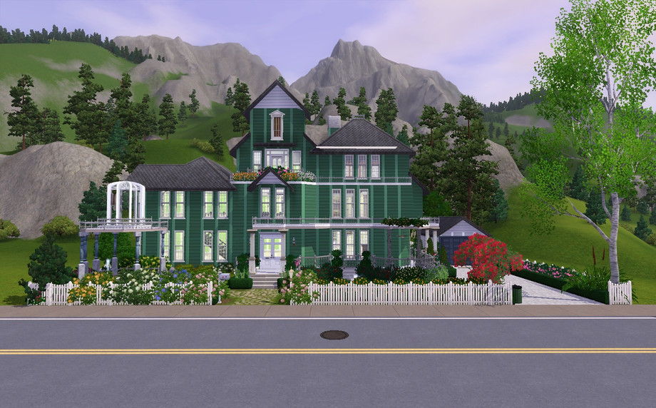 The Sims Resource Victorian House For Sale