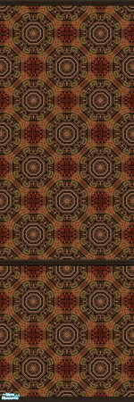 Sims 2 — Orient Express 59 by drouinr — The beauty of these Asian-inspired wall coverings is achieved through the