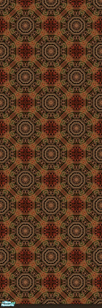 Sims 2 — Orient Express 61 by drouinr — The beauty of these Asian-inspired wall coverings is achieved through the