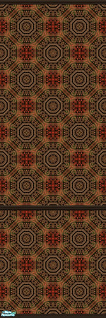 Sims 2 — Orient Express 78 by drouinr — The beauty of these Asian-inspired wall coverings is achieved through the
