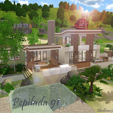 Sims 3 — Pepilada 91 by flying —  a small nice cozy house at the beach is perfect for you new family to live in. a small