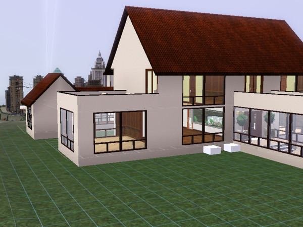 Sims 3 — Reluxe by KeithSG — A large abode with a beautiful pool and finely furnished interior. There are three rooms in