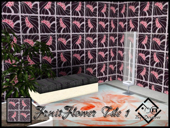 Sims 3 — FruitFlower Tile 1 by Devirose — by Devirose