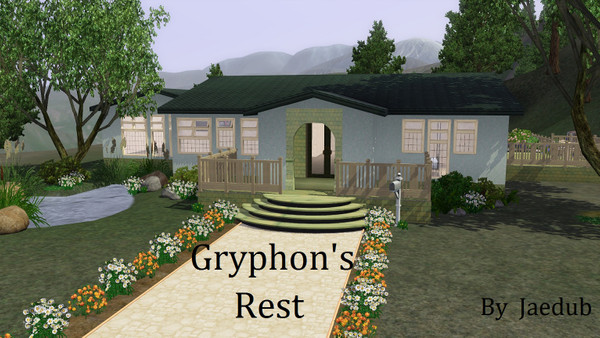 Sims 3 — Gryphon's Rest by jaedub2 — Gryphon's Rest.This is a small but lovely little house that features 2 bedrooms and