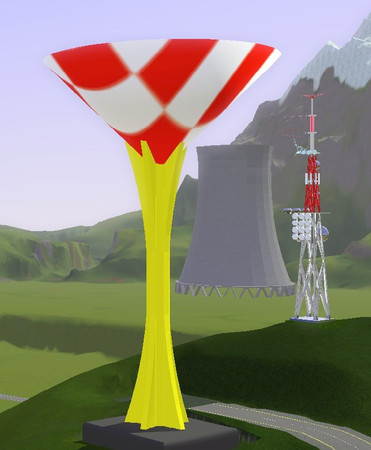 Sims 3 — Structure Modern Water Tower by carlosfilipepedro — A modern water tower by Carlos @ S.I.M.S. Please visit my