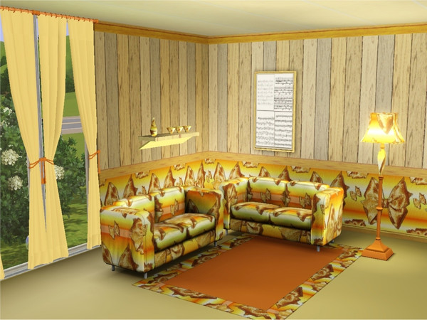 Sims 3 — marcorse_gold bows pattern by marcorse — Festive bows in gold on a complementary background