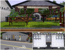 Sims 3 — Lions Club Park by copperbear — Lions Club Park-Small city park. Public restrooms with stand alone shower, pool,