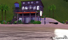 Sims 3 — Recurve Strand Beachhouse by copperbear — 1 bed, 2 bath, daylight basement den. On Beach. Garden, ocean/islander