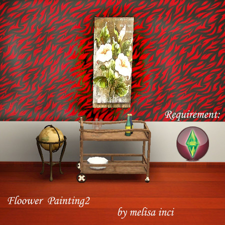 Sims 3 — flower painting 2  by melisa_inci — flower painting2 for decorative by melisa inci