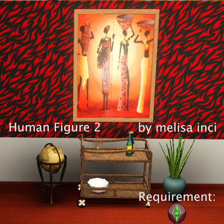 Sims 3 — painting human figure  by melisa_inci — painting human figure for decorative by melisa inci