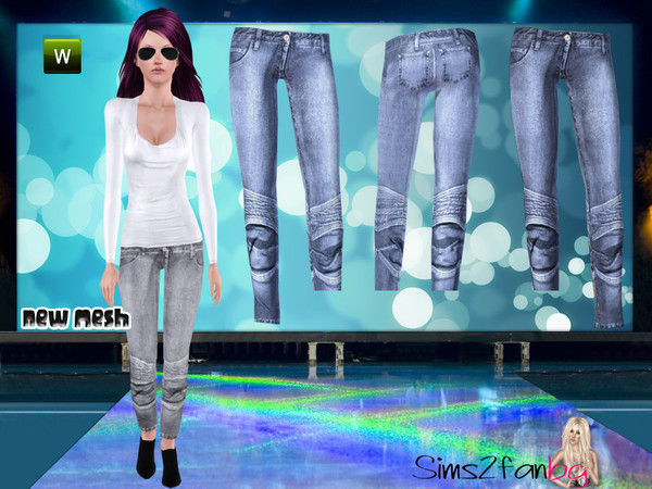 Sims 3 — Jeans by sims2fanbg — .:Jeans:. Jeans in 3 recolors,Recolorable,New Custom Mesh by me ,Launcher Thumbnail. I