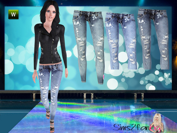 Sims 3 — Jeans 2 by sims2fanbg — .:Jeans 2:. Jeans in 3 recolors,Recolorable,Launcher Thumbnail. I hope u like it!